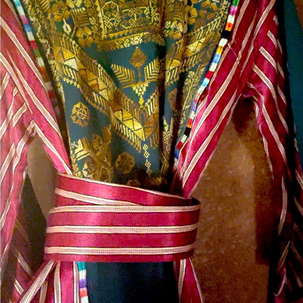 A Palestinian Embroidered Thobe/dress